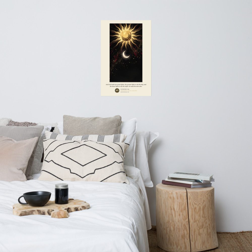 Genesis 1:16 — Enhanced Matte Paper Poster