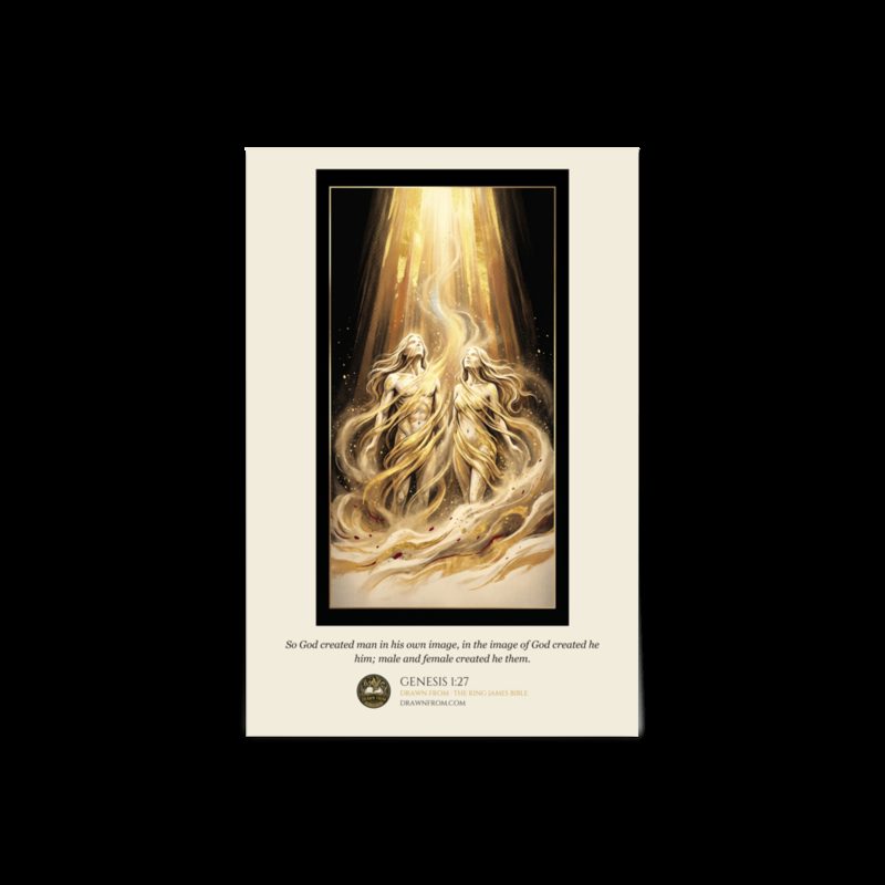 Genesis 1:27 — Enhanced Matte Paper Poster