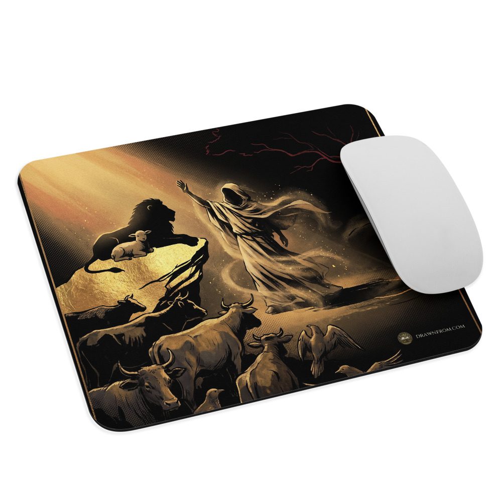 Genesis 2:20 — Mouse Pad